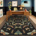 Dark 6x8 Insect Area Rug for Living Room - Image 3