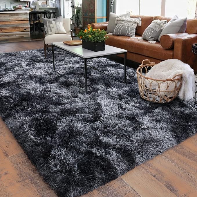 Rugs for Living Room 6x9, Soft Shaggy Modern Shag Area Rug for Bedroom - Image 7