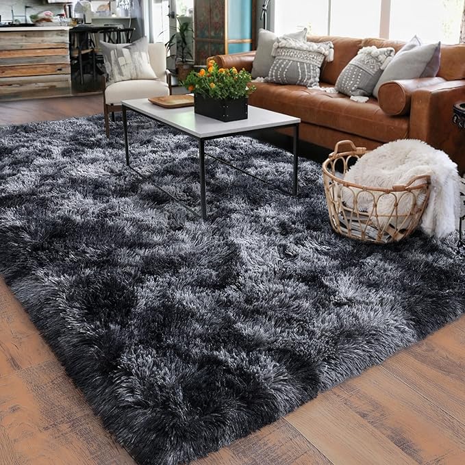 Rugs for Bedroom 4x6, Soft Shaggy Modern Shag Area Rug for Living Room - Image 2