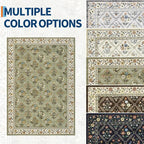 Washable Kitchen Rugs Non Slip 2x6 Hallway Runner Rug Stain Resistant Low Pile - Image 8