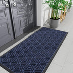 Smiry Front Door Mat Outside Entrance, Heavy Duty Sturdy Natural Rubber Doormat by Smiry