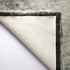 Ashler Home Deco Faux Fox Fur Area Rug, 2x3 ft, High Pile, Rectangular - Image 6