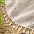Boho Floral Spring 100% Blackout Curtains 84 Inch Length 2 Panels Set, Linen - Image 5