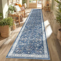 Yamaziot Washable Runner Rug 2x12 – Floral Non Slip Boho Hallway Runner Rug by Yamaziot