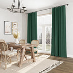 Guken 100% Blackout Curtains 120 Inch Length 2 Panels Set - Image 8