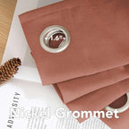 H.VERSAILTEX Living Room Linen Curtains Home Decorative Nickel Grommet Curtains - Image 5