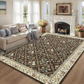 6x9 Machine Washable Area Rugs for Living Room Floral Stain Resistant Soft by GarveeHome