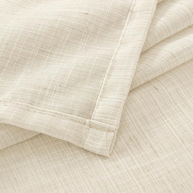 BGment Linen Curtains 84 Inch Length - Image 9