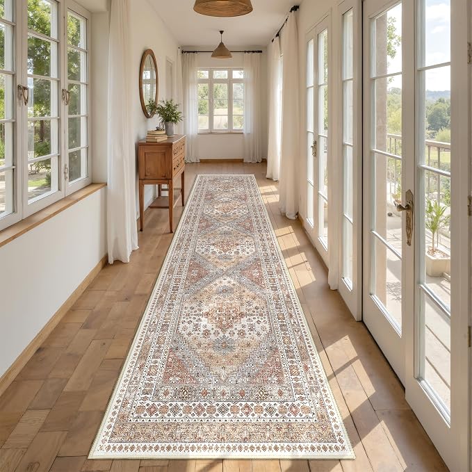 Kitchen Runner Rug Non Slip Washable 2.5x10, Soft Ultra-Thin Entryway Rug - Image 3