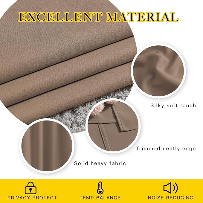 NICETOWN Kitchen Blackout Curtains and Drapes - Image 5