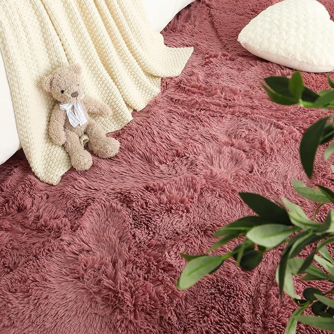 LOCHAS Ultra Soft Indoor Modern Area Rugs Fluffy Living Room Carpets - Image 6