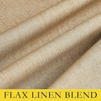 NICETOWN 100% Absolutely Blackout Linen Curtains - Image 8