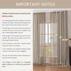 WAZZIO Boho Lace Curtains 84 Inches 2 Panel, Light Filtering Privacy Tassel & - Image 7