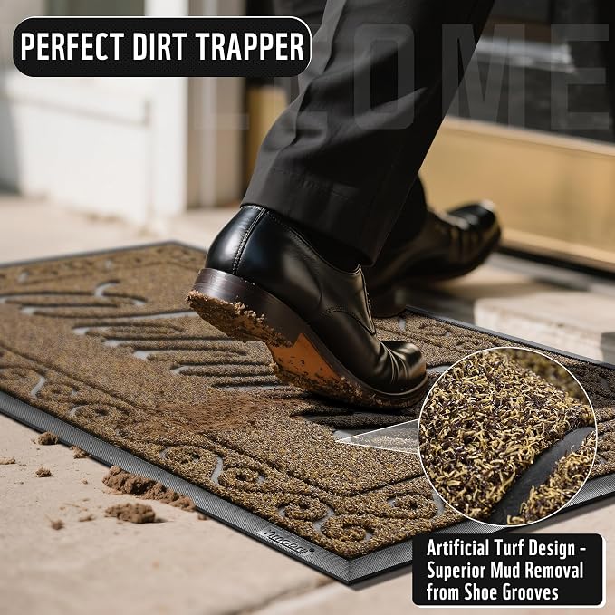 Yimobra Welcome Mat, Heavy Duty Sturdy Door Mats - Image 4
