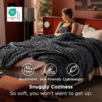 Bedsure GentleSoft Grey California King Size Blanket - Image 2