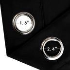 LEMOMO Black Thermal Blackout Curtains/38 x 63 Inch/Set of 2 Panels Room - Image 6
