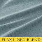 NICETOWN 100% Absolutely Blackout Linen Curtains - Image 8