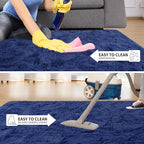 Tepook Fluffy Large Rugs for Living Room, Shag Area Rug 6x9 Soft Carpet for - Image 7
