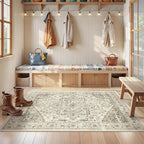 3x5 Area Rugs for Entryway, Kitchen Rugs Non Slip Washable for Dining Room - Image 3