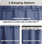 Chyhomenyc Blue Short Curtain Valance - Image 5