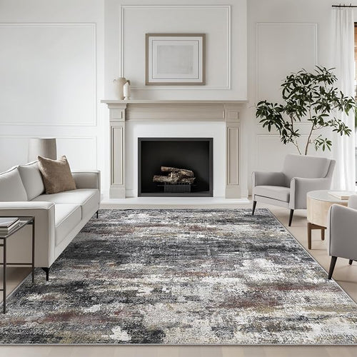 Area Rugs 5x7 for Living Room Bedroom, Modern Abstract Machine Washable Soft by BEIMO