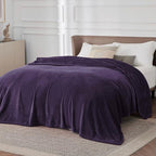 Bedsure GentleSoft Fleece Bed Blankets Large Size Purple - Image 2