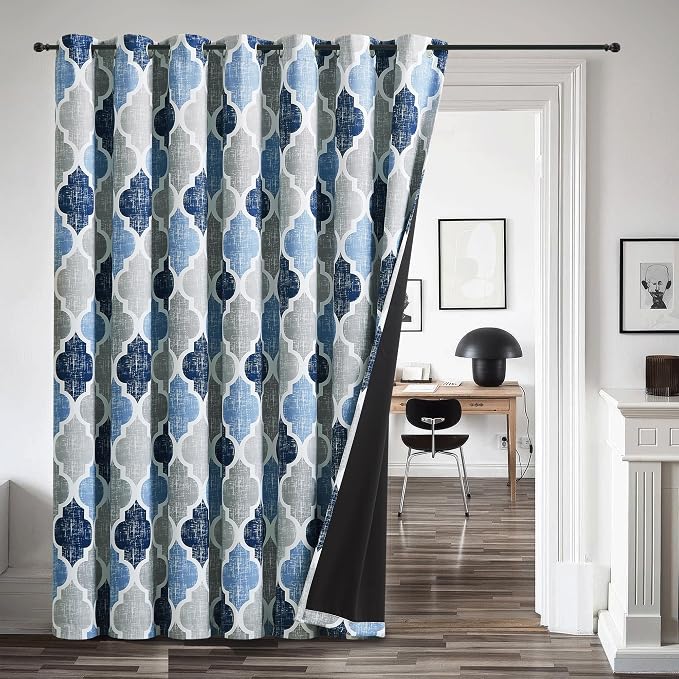 Beauoop 100% Blackout Curtains 84 Inches Long by Beauoop