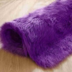 Goolela Purple Area Rug 8x10 Fluffy Fuzzy Furry Carpet - Image 8