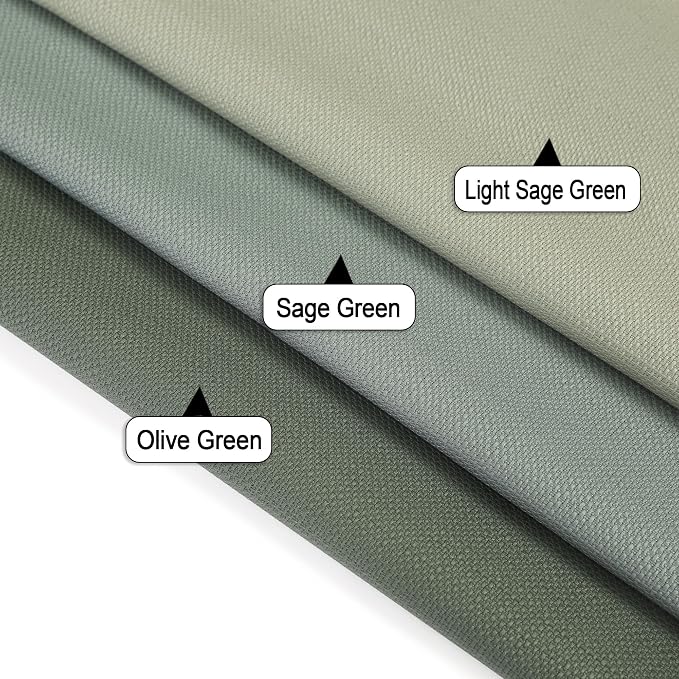 Chyhomenyc Light Green Valance for Windows, Light Filtering Faux Linen Solid - Image 8