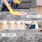 Tepook Soft Fluffy Rugs for Living Room, 5x8 Shaggy Area Rug for Bedroom - Image 6