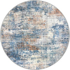 IOHOUZE Round Area Rug 3 Ft Circle Entryway Rugs Round Washable Door Mat Indoor - Image 9