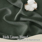 RYB HOME Linen Blended Curtains - Image 3