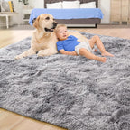 Tepook Soft Fluffy Rugs for Bedroom, 4x6 Area Rug for Living Room, Modern - Image 4
