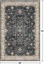 Boho Washable 4x6 Entryway Rug - Image 2