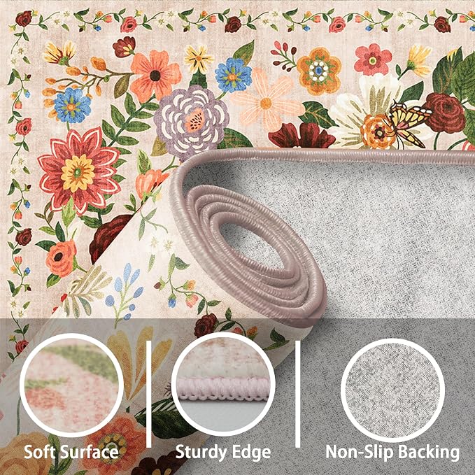 Runner Rug 2x6, Kitchen Rug Non Slip Washable Rugs - Image 6