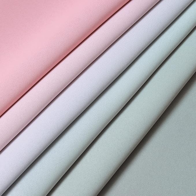 Yakamok Pink and Grey Blackout Curtains, Ombre Full Room Darkening Window - Image 6