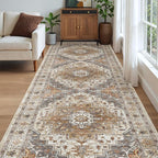 Madane 4x12 Wide Hallway Runners: Washable 12ft Runner Rug - Image 4