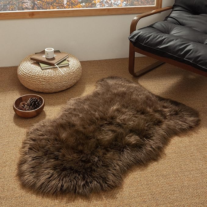 Ashler Faux Fur Rug, Fluffy Shaggy Area Rug, Ultra Soft 2.3 x 3.3 Feet - Image 5