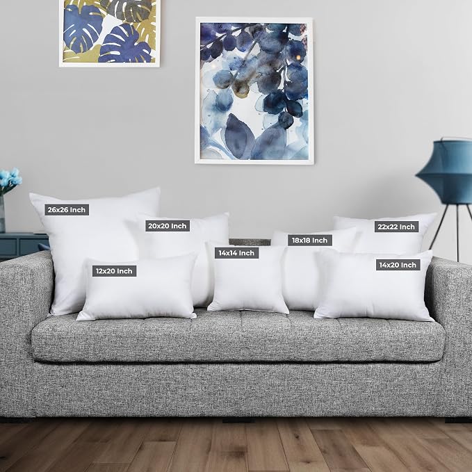 Utopia Bedding 26x26 Pillow Inserts, Sofa & Couch – Soft, Supportive & Fluffy - Image 3