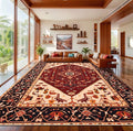 SERISSA 9x12 Area Rugs for Living Room, Large Washable Non-Slip Boho Rug by SERISSAHomeDecorCollection