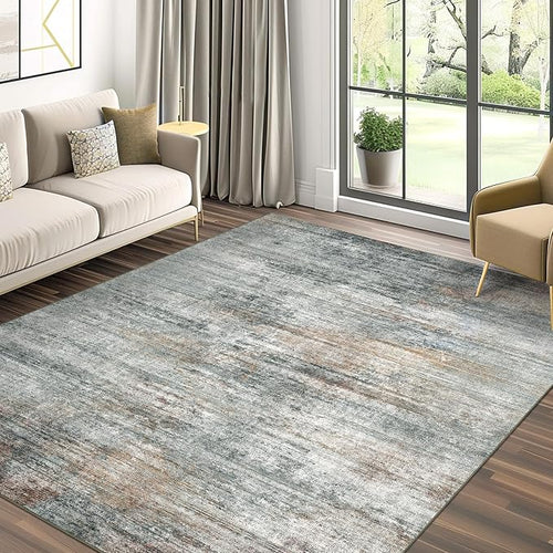 Area Rugs 8x10 for Living Room Bedroom, Modern Abstract Machine Washable Rug - Image 2