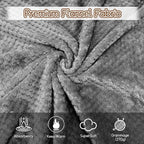 4 Pack Fleece Throw Blankets 50x60 Inches - Image 5