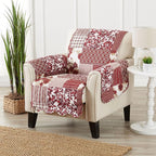Great Bay Home Reversible Patchwork Chair Cover - Image 2