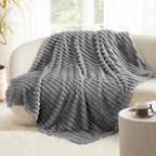 Bedsure GentleSoft Frost Gray Twin Blanket - Image 8