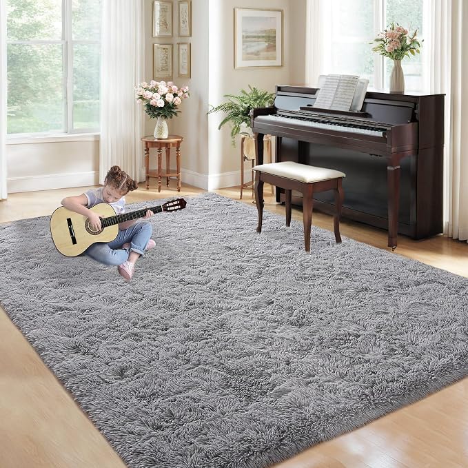 5x7 Area Rug for Living Room: Fluffy Shag Soft Washable Rugs Fuzzy Plush Indoor - Image 7
