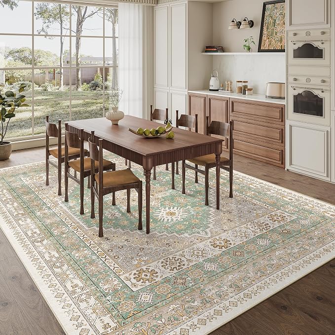 zesthome 8x10 Area Rugs for Living Room, Non-Slip Backing Washable Rugs - Image 8