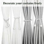 Curtain Tiebacks Outdoor Elegant Decorative Tie Backs Modern Rope Tiebacks - Image 3