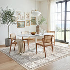 6ft Square Living Room Area Rug: Washable Oriental 6x6 Rugs by HYHAOYUNLAI