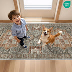 Kitchen Runner Rug Non Slip Washable 2.5x10, Soft Ultra-Thin Entryway Rug - Image 9