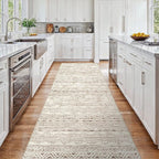3x15 Washable Kitchen Runner Rug: Modern Moroccan Runners - Image 2